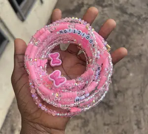 Handmade Pink Waist Beads
