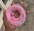 Handmade Pink Waist Beads - 1