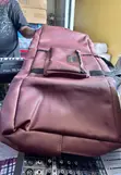 Maroon M-Sleeve Professional Leather Keyboard Bag - 3