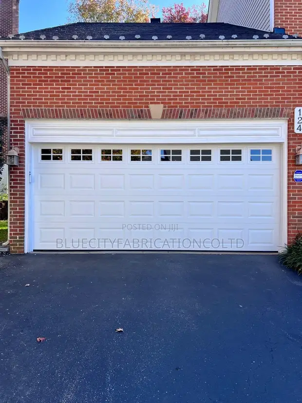 Brand New 18ft x 8ft Garage Door with Windows & Fanlight - 1