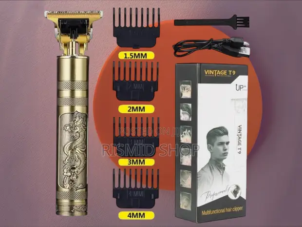 Vintage T9 Wireless Hair Clipper & Trimmer - 1