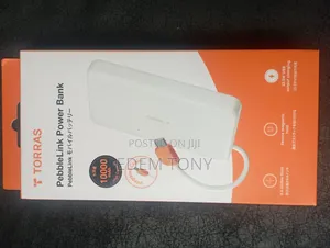 TORRAS PebbleLink Power Bank 10,000mAh with USB-C Cable
