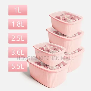 5-Set Storage Bowls (1L-5L)