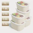 5-Set Storage Bowls (1L-5L) - 2