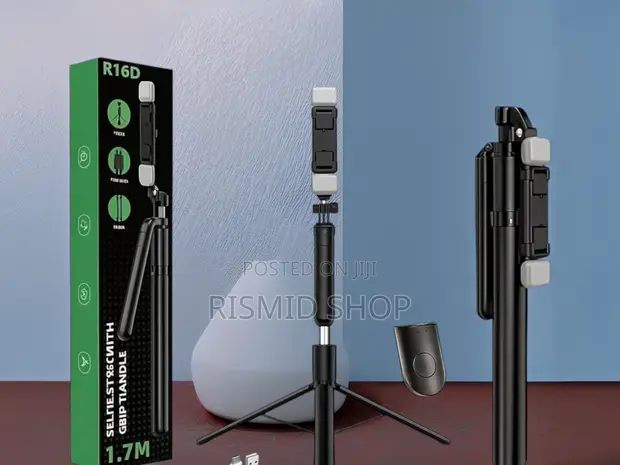 R16d Selfie Stick, Phone Holder & Tripod - 1