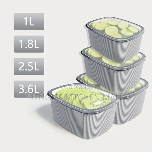 4-Set Storage Bowls (1L - 3.6L) - 1