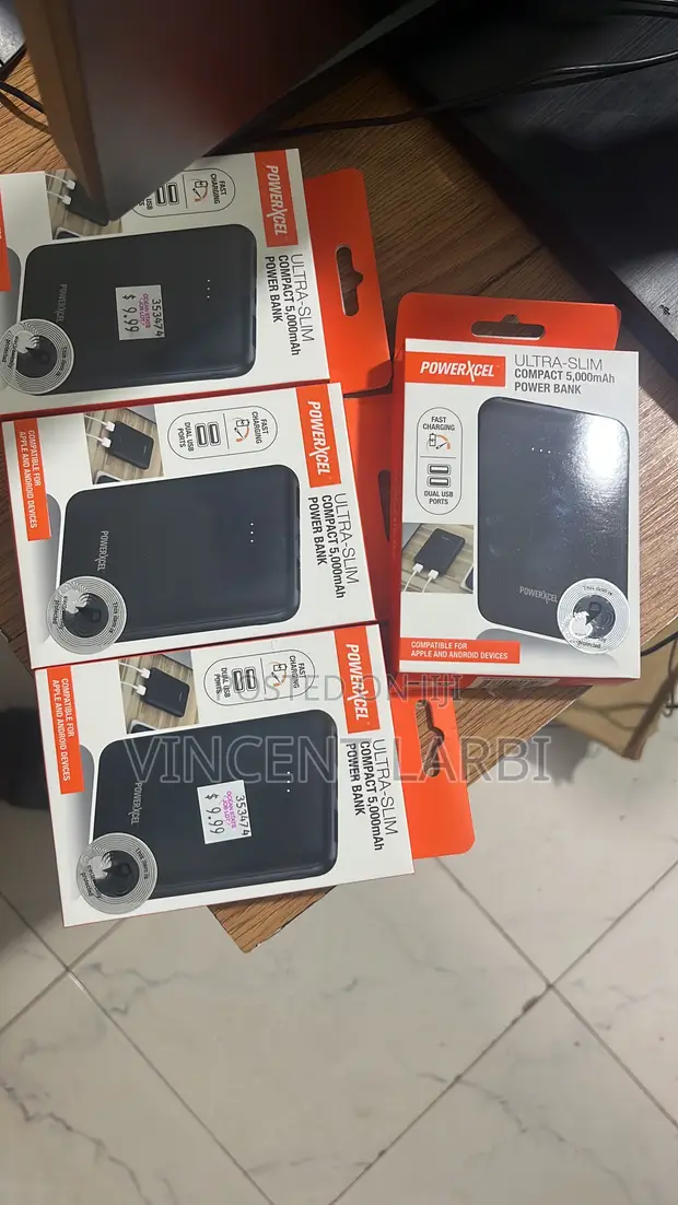 PowerXcel Ultra Slim Power Bank 5000mAh - 1