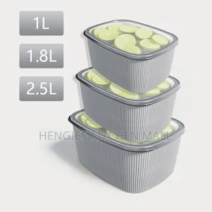 3-Set Storage Bowl Set (1L - 2.5L)