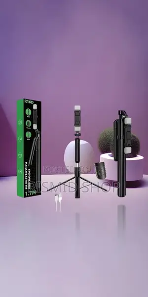 R16d Portable Bluetooth Selfie Tripod with LED Lights