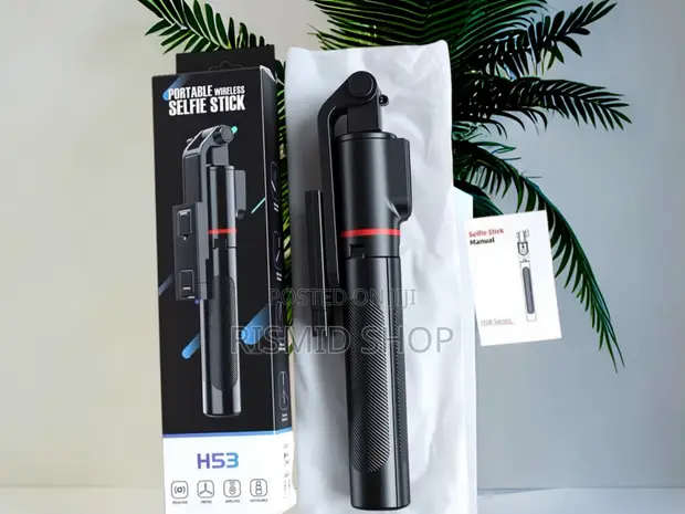 H53 Adjustable Wireless Selfie Stick with Tripod - 1