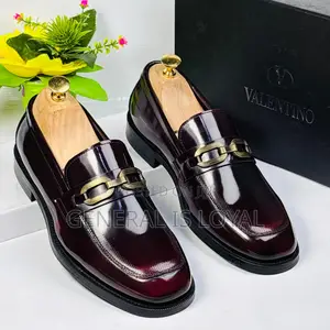 Valentino Coffee Bold Men's Loafers