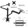 Laptop and Monitor Arm with Gas Spring - 2