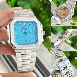 Patek Philippe Cubitus Horizontally Embossed Turquoise Dial