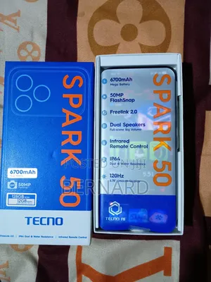 New Tecno Spark 50 128GB Black