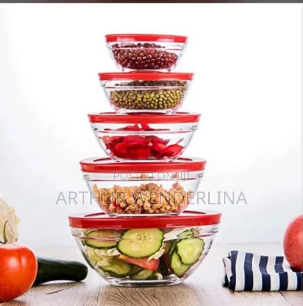 Joy Jolt Glass Container Storage Set (18 Pieces) - 1
