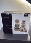 Joy Jolt Glass Container Storage Set (18 Pieces) - 4