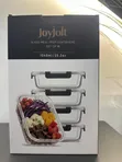 Joy Jolt Glass Container Storage Set (18 Pieces) - 5