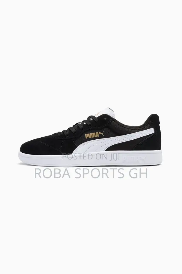 Puma Astro Play Black Leather Trainers - Size 47 - 1
