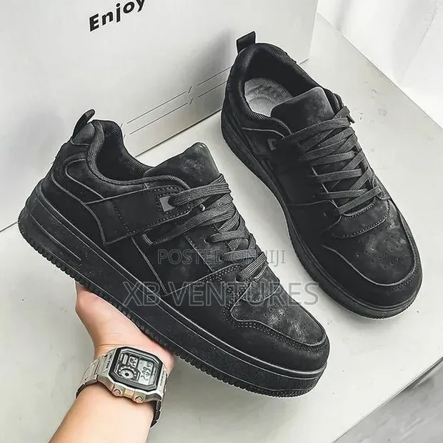 Wild Up Charcoal Black Sneakers - 1