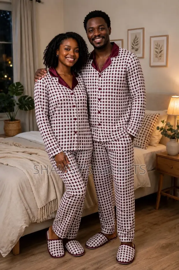 Couples Pajama Set: Matching Sleepwear - 1