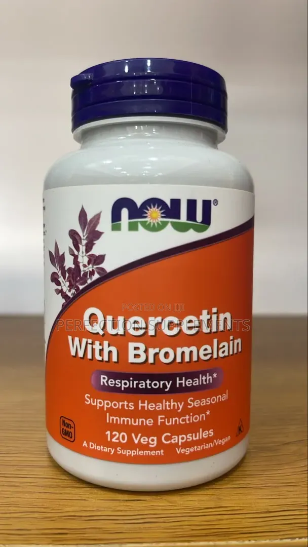 Quercetin with Bromelain Veg Capsules - 1