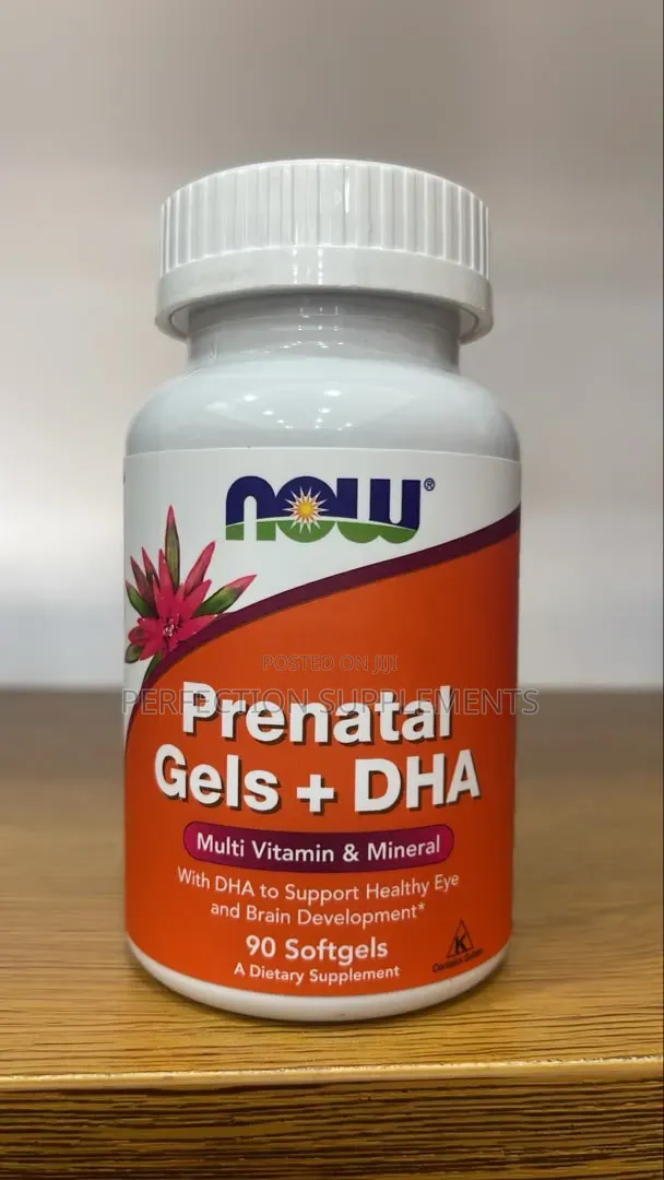 NOW Prenatal Gels + DHA Softgels - 1