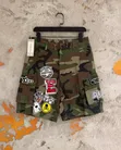 Men's Military Green Utility Cargo Shorts - 5