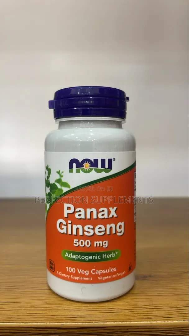 Now Foods Panax Ginseng 500mg Veg Capsules - 1