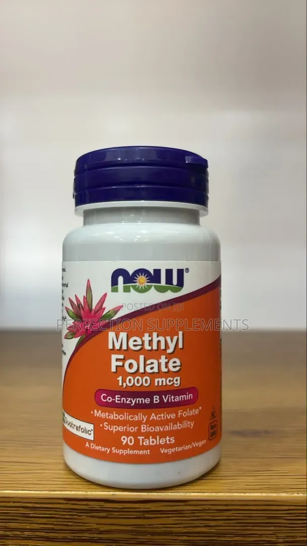 NOW Methyl Folate 1,000 MCG Tablets - 1