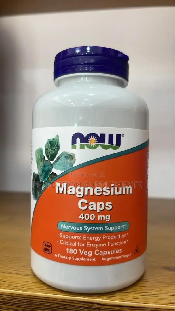 NOW Magnesium Malate Caps Veg Capsules - 1