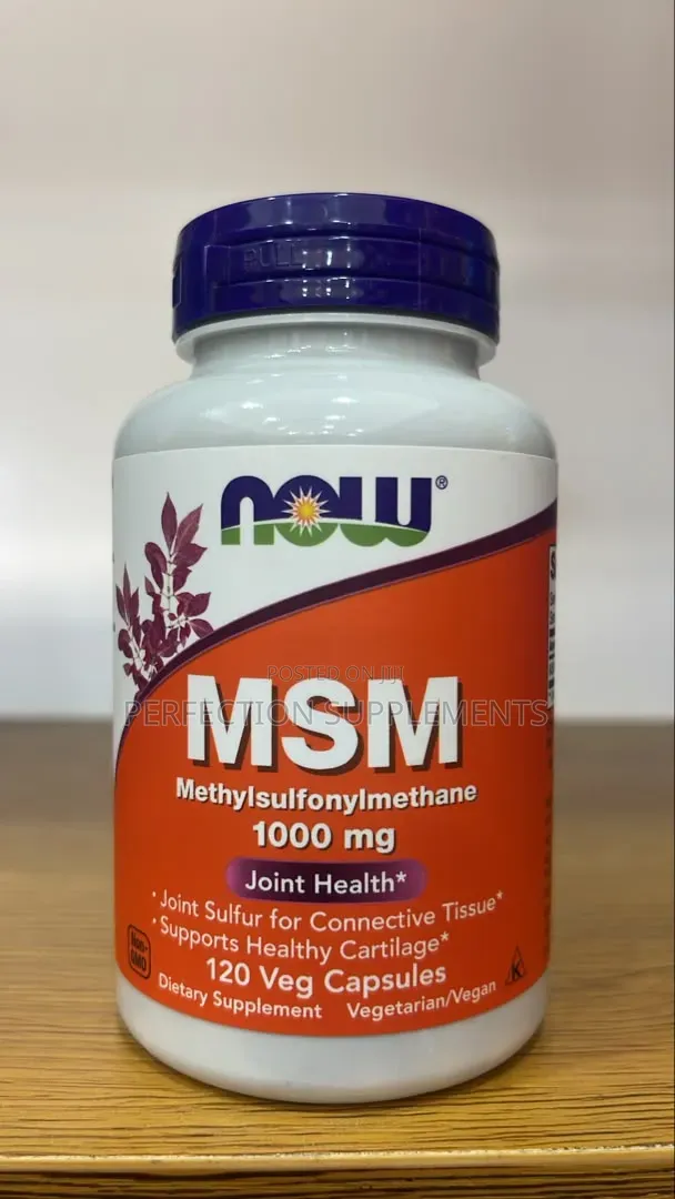 NOW Foods MSM 1000mg Veg Capsules - 1