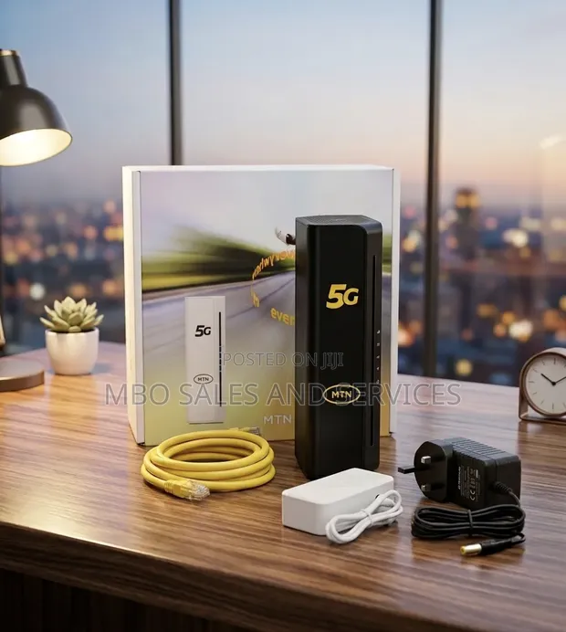 MTN 5G Universal Turbonet Router with UPS (1.2Gbps, WiFi 6) - 1