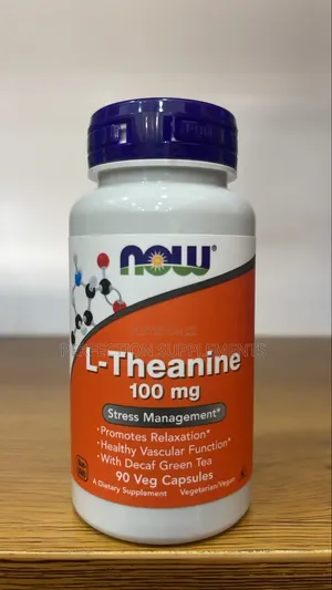Now Foods L-Theanine 100 Mg Veg Capsules