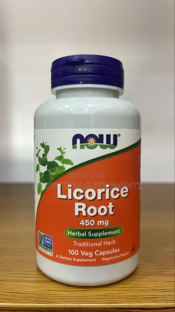 NOW Licorice Root 450mg Veg Capsules - 1