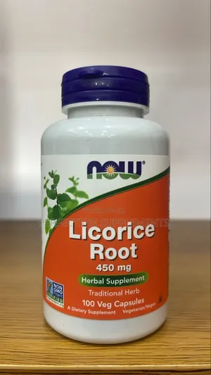 NOW Licorice Root 450mg Veg Capsules
