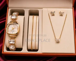 PVD Gold-Plated Stainless Steel Jewelry Set