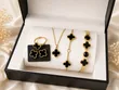 PVD Gold-Plated Stainless Steel Jewelry Set - 2