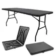 Royal Comfort 8 Seater Foldable Dining Table - Black - 1