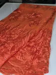 Burnt Orange Net Lace Fabric - 5 Yards - 2