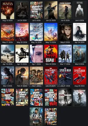 Games Installation for PS4, PS5, PS2, PS3, Xbox 360, Xbox One, Series, and PC