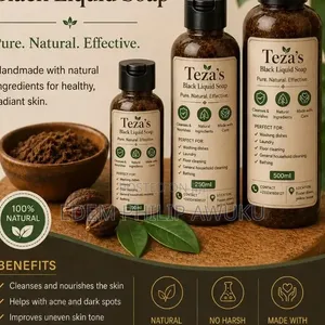 Teza's Black Liquid Soap
