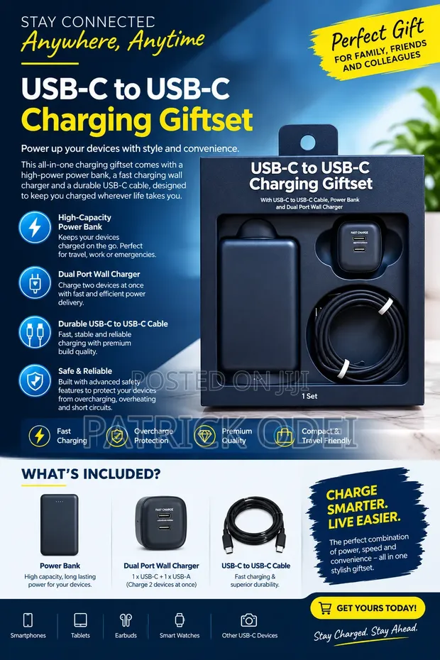 USB-C Charging Gift Set Pro for iPhone & Samsung - 1