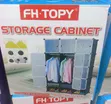 12 Cubes Plastic Wardrobe with Shoe Storage - 3