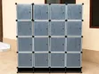 16 Cubes Plastic Wardrobe with Shoe Storage - 3