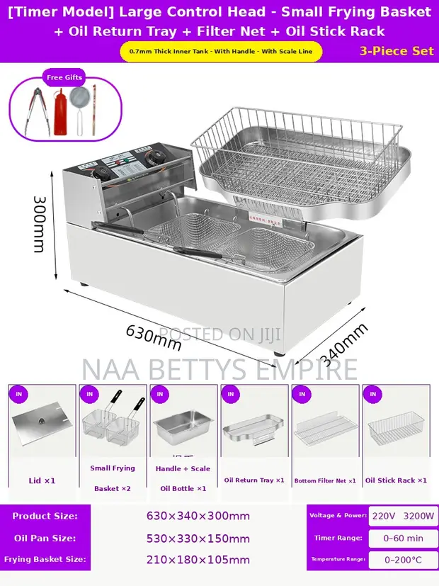 20L Electric Deep Fryer - Brand New - 1