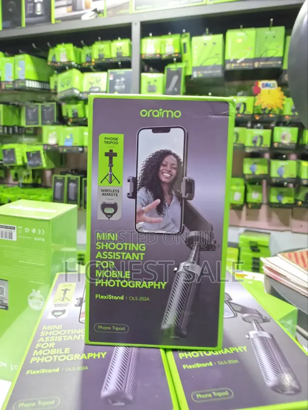 FlexiStand Phone Tripod with Fill Light & Bluetooth Remote - 1