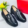 Salvatore Ferragamo Soft Leather Men's Black Loafers - 2