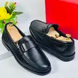 Salvatore Ferragamo Soft Leather Men's Black Loafers - 3