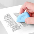 Student Eraser Pack - Plastic + Alloy - 2