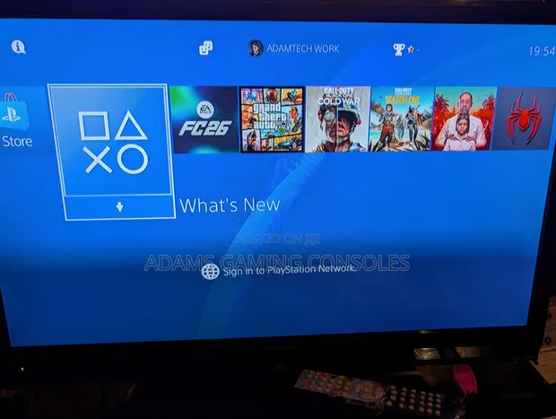 Used Sony PlayStation 4 Standard with 12 Games - 1